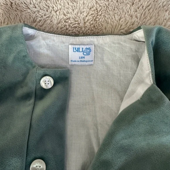 Baby Boy Velvet Winter Romper